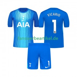 Guglielmo Vicario 1 Torwart Trikot Tottenham Hotspur Kinder Auswärtsausrüstung 2025-2026 Kurzarm