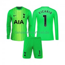 Guglielmo Vicario 1 Torwart Trikot Tottenham Hotspur Kinder Heimausrüstung 2025-2026 Langarm