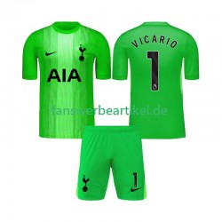 Guglielmo Vicario 1 Torwart Trikot Tottenham Hotspur Kinder Heimausrüstung 2025-2026 Kurzarm