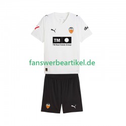 Trikot Valencia CF Kinder Heimausrüstung 2025-2026 Kurzarm