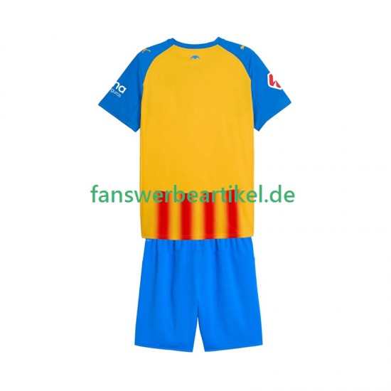 Trikot Valencia CF Kinder Ausweich ausrüstung 2025-2026 Kurzarm
