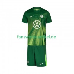 Trikot VfL Wolfsburg Kinder Heimausrüstung 2025-2026 Kurzarm