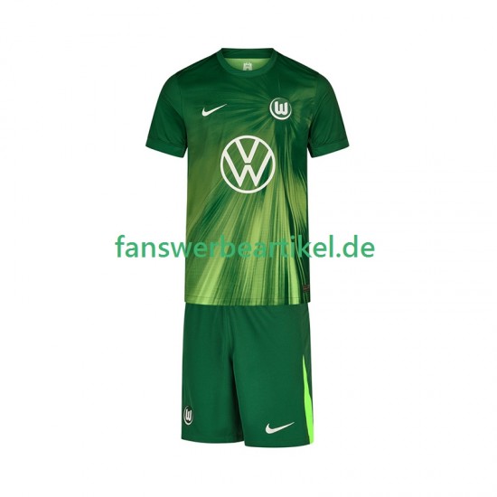 Trikot VfL Wolfsburg Kinder Heimausrüstung 2025-2026 Kurzarm
