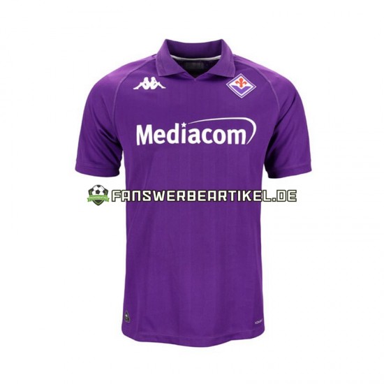 Trikot AC Florenz Herren Heimausrüstung 2024-2025 Kurzarm