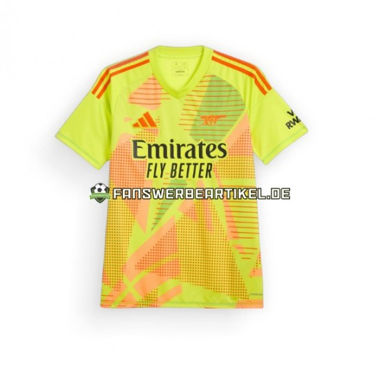 Torwart Trikot Arsenal Herren Heimausrüstung 2024-2025 Kurzarm