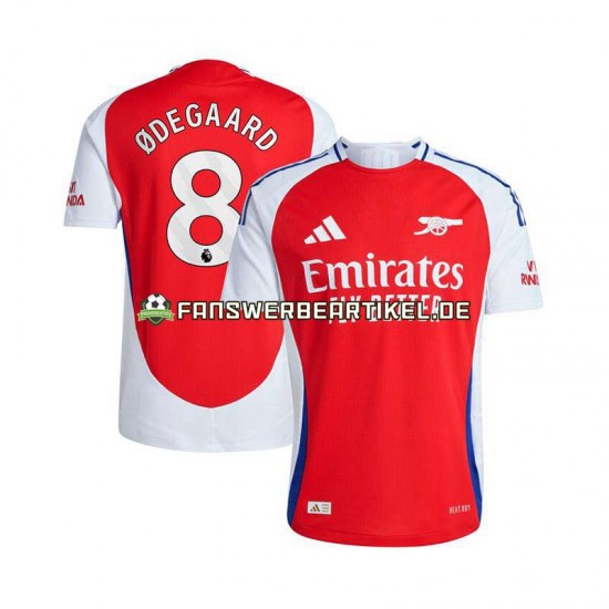 Martin Odegaard 8 Trikot Arsenal Herren Heimausrüstung Rot 2024-2025 Kurzarm