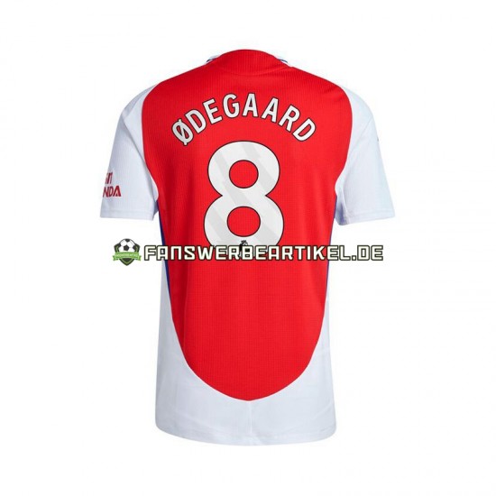 Martin Odegaard 8 Trikot Arsenal Herren Heimausrüstung Rot 2024-2025 Kurzarm