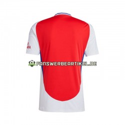 Trikot Arsenal Herren Heimausrüstung Rot 2024-2025 Kurzarm