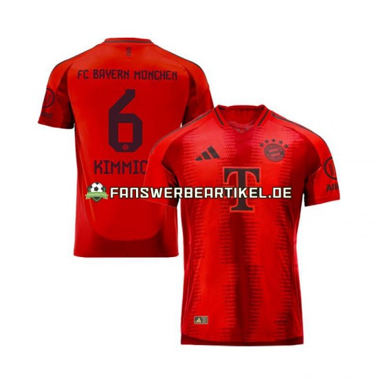 Joshua Kimmich 10 Trikot FC Bayern München Herren Heimausrüstung Rot 2024-2025 Kurzarm