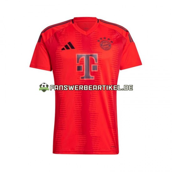 Trikot FC Bayern München Herren Heimausrüstung Rot 2024-2025 Kurzarm