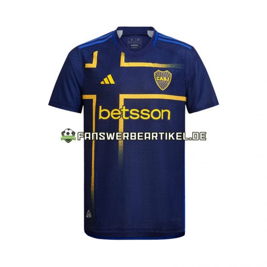 Trikot Boca Juniors Herren Ausweich ausrüstung 2024 Kurzarm