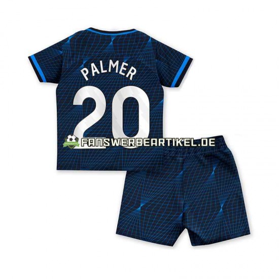 Cole Palmer 20 Trikot Chelsea Kinder Auswärtsausrüstung 2023-2024 Kurzarm