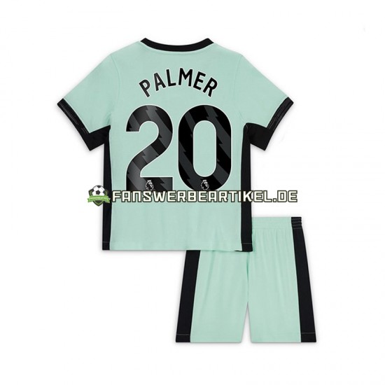 Cole Palmer 20 Trikot Chelsea Kinder Ausweich ausrüstung 2023-2024 Kurzarm