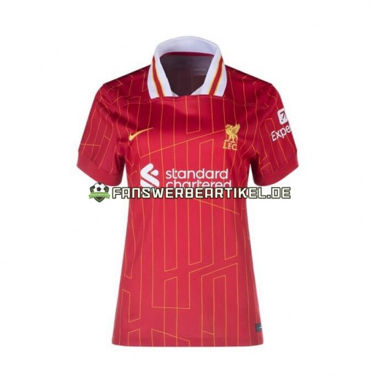 Trikot Liverpool Dame Heimausrüstung 2024-2025 Kurzarm