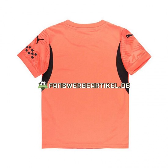 Torwart Trikot Manchester City Herren Auswärtsausrüstung Orange 2024-2025 Kurzarm