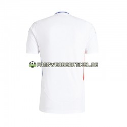 Trikot Olympique Lyon Herren Heimausrüstung Weiß 2024-2025 Kurzarm