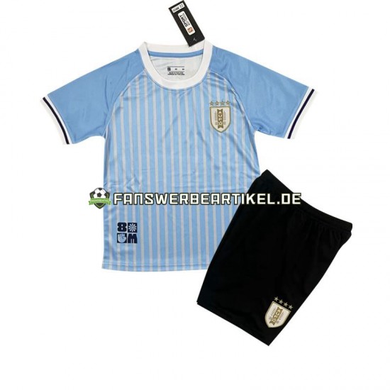 Trikot Uruguay Kinder Heimausrüstung 2024 Kurzarm