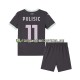 Pulisic 11 Trikot AC Mailand Kinder Ausweich ausrüstung 2024-2025 Kurzarm