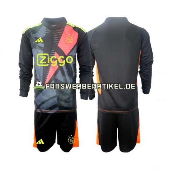 Torwart Trikot Ajax Amsterdam Kinder Heimausrüstung 2024-2025 Langarm