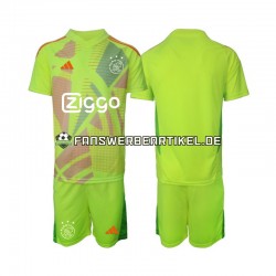 Torwart Trikot Ajax Amsterdam Kinder Ausweich ausrüstung 2024-2025 Kurzarm