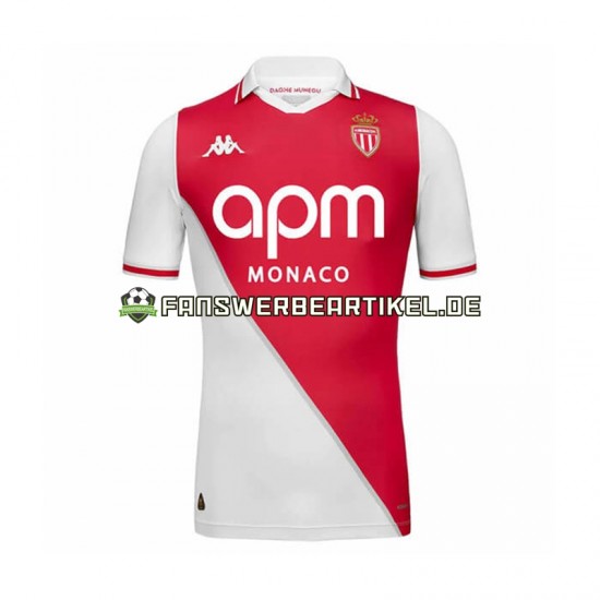 Trikot AS Monaco Herren Heimausrüstung 2024-2025 Kurzarm