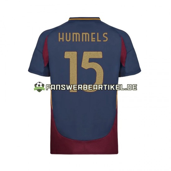 Mats Hummels 15 Trikot AS Rom Herren Ausweich ausrüstung 2024-2025 Kurzarm