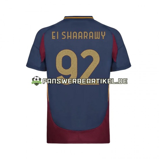 Stephan El Shaarawy 92 Trikot AS Rom Herren Ausweich ausrüstung 2024-2025 Kurzarm