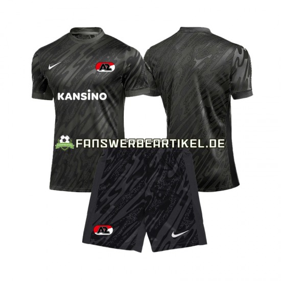 Torwart Trikot AZ Alkmaar Kinder Auswärtsausrüstung 2024-2025 Kurzarm