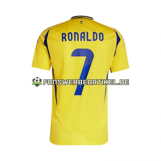 Al-Nassr Cristiano Ronaldo 7 Trikot Herren Heimausrüstung 2024-2025 Kurzarm