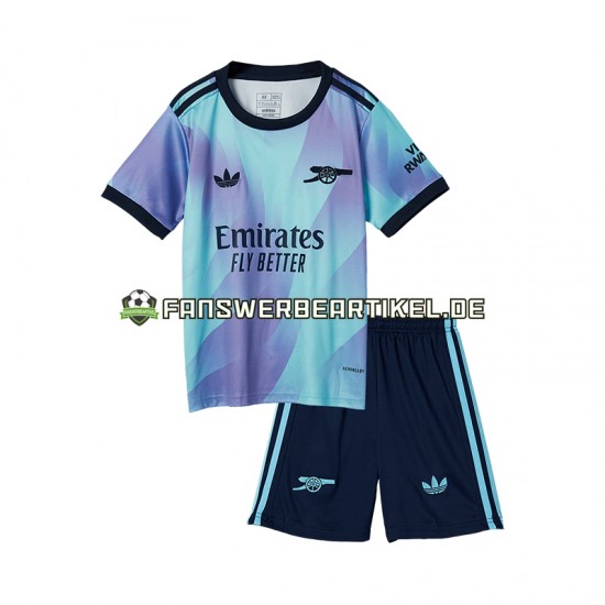 Trikot Arsenal Kinder Ausweich ausrüstung 2024-2025 Kurzarm