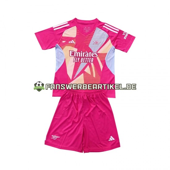 Torwart Trikot Arsenal Kinder Auswärtsausrüstung 2024-2025 Kurzarm