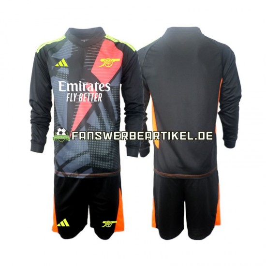 Torwart Trikot Arsenal Kinder Ausweich ausrüstung 2024-2025 Langarm