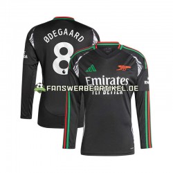 Martin Odegaard 8 Trikot Arsenal Herren Auswärtsausrüstung 2024-2025 Langarm