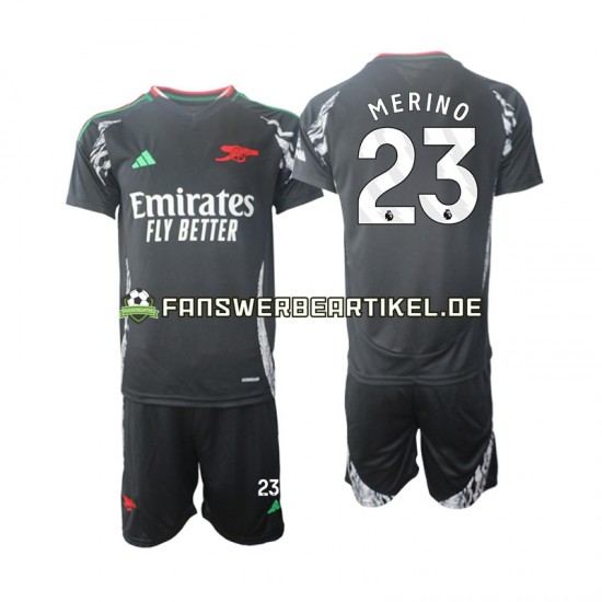 Merino 23 Trikot Arsenal Kinder Auswärtsausrüstung 2024-2025 Kurzarm