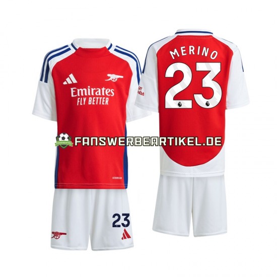 Merino 23 Trikot Arsenal Kinder Heimausrüstung 2024-2025 Kurzarm