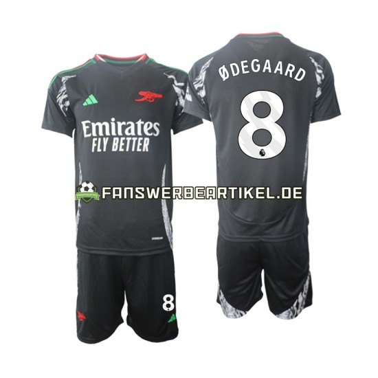 Odegaard 8 Trikot Arsenal Kinder Auswärtsausrüstung 2024-2025 Kurzarm