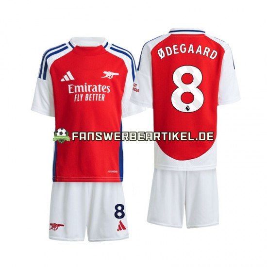 Odegaard 8 Trikot Arsenal Kinder Heimausrüstung 2024-2025 Kurzarm