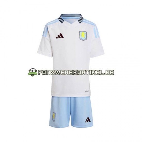 Trikot Aston Villa Kinder Auswärtsausrüstung 2024-2025 Kurzarm