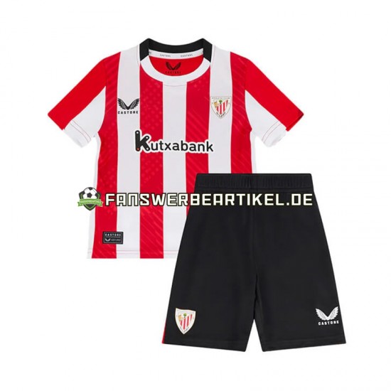 Trikot Athletic Bilbao Kinder Heimausrüstung 2024-2025 Kurzarm