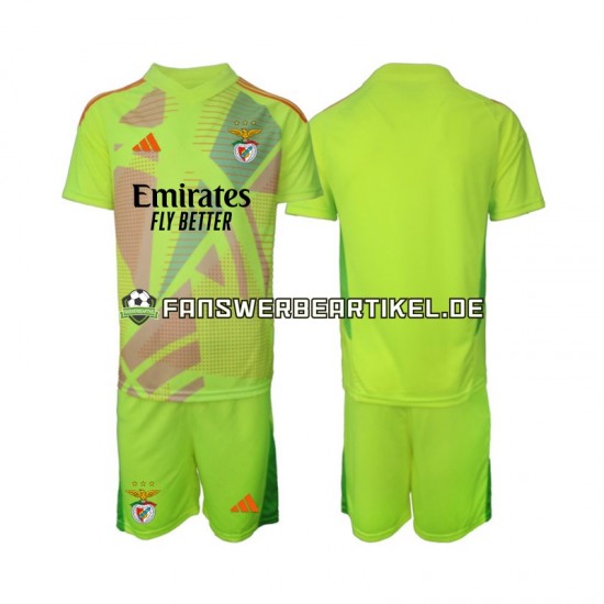 Torwart Trikot Benfica Kinder Heimausrüstung 2024-2025 Kurzarm