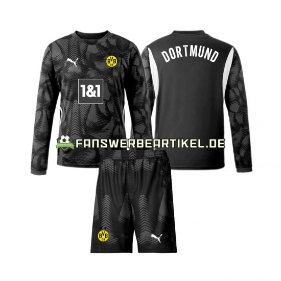 Torwart Trikot Borussia Dortmund Kinder Viertes ausrüstung 2024-2025 Langarm