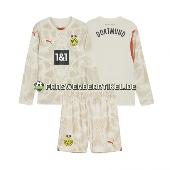 Torwart Trikot Borussia Dortmund Kinder Heimausrüstung 2024-2025 Langarm