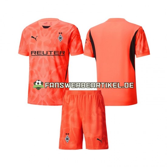 Torwart Trikot Borussia Mönchengladbach Kinder Ausweich ausrüstung 2024-2025 Kurzarm