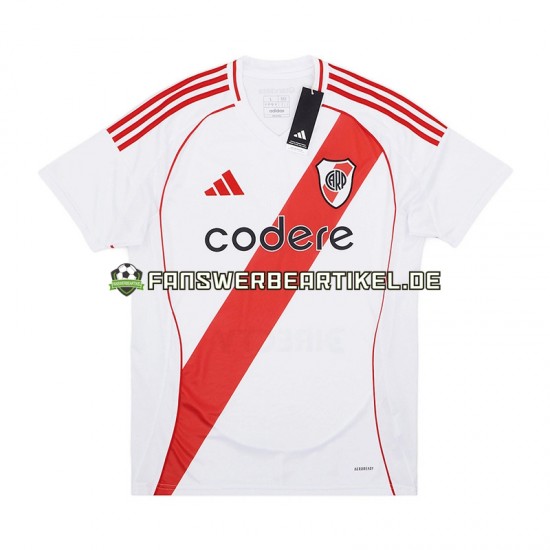 Trikot River Plate Herren Heimausrüstung 2024-2025 Kurzarm