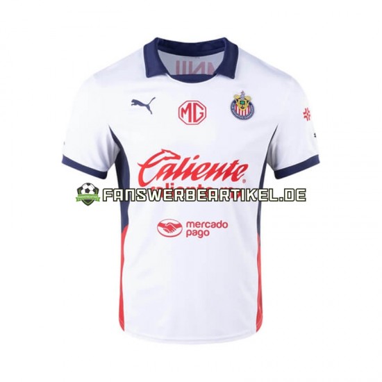 Trikot Deportivo Guadalajara Herren Auswärtsausrüstung 2024-2025 Kurzarm