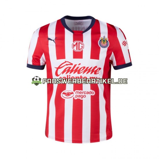 Trikot Deportivo Guadalajara Herren Heimausrüstung 2024-2025 Kurzarm