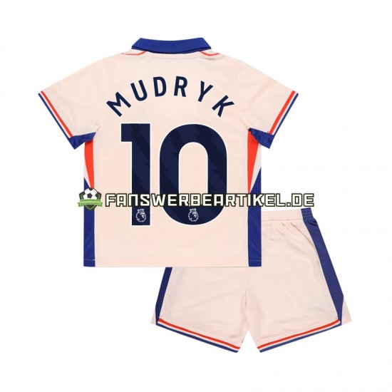 Mychajlo Mudryk 10 Trikot Chelsea Kinder Auswärtsausrüstung 2024-2025 Kurzarm