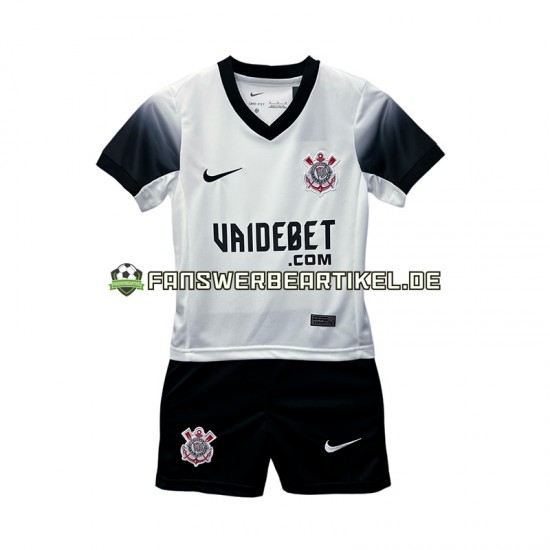 Trikot Corinthians Kinder Heimausrüstung 2024-2025 Kurzarm