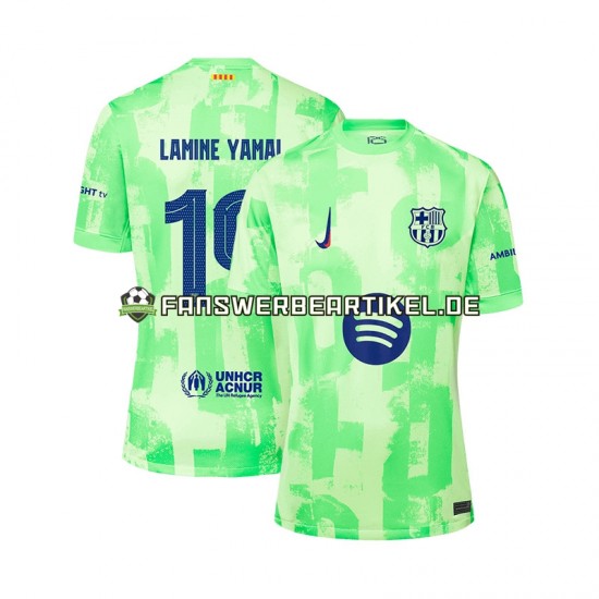 LAMINE YAMAL 19 UCL Font Trikot FC Barcelona Herren Ausweich ausrüstung 2024-2025 Kurzarm