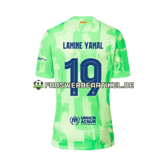 LAMINE YAMAL 19 UCL Font Trikot FC Barcelona Herren Ausweich ausrüstung 2024-2025 Kurzarm